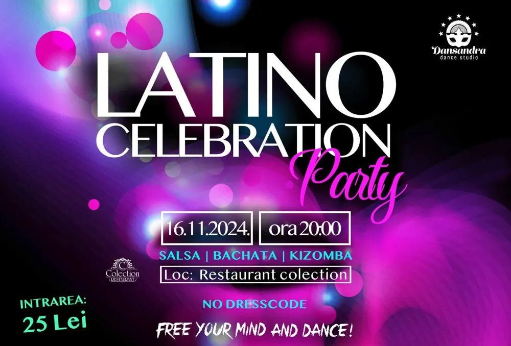 Afișul Latino Celebration Party